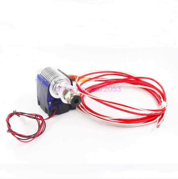 50 шт./лот V6 J head metal Hotend Уэйд или Bowden экструдер нагреватель Термистор вентиляторная