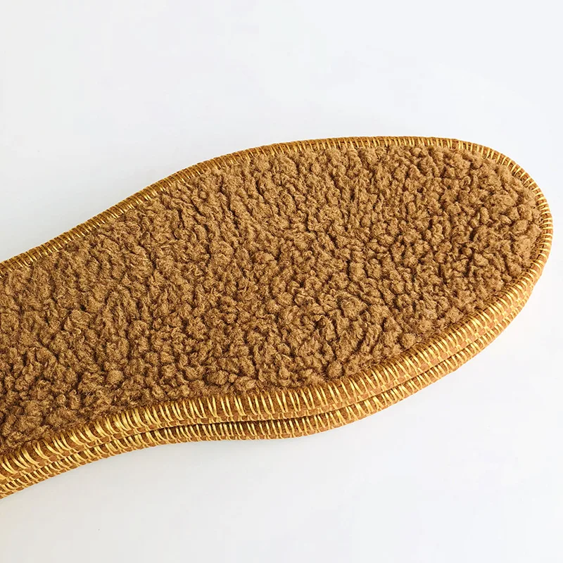 Winter Warm Insoles For Shoes Men Women Imitating Alpaca Wool Velvet Deodorant time! Absorbent Breathable Plush Sports Insole