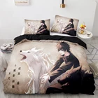 Комплект постельного белья juютсу Kaisen, односпальная и двуспальная кровать большого размера, стильный комплект Аниме, милая детская спальная комбинация с 3D принтом 048