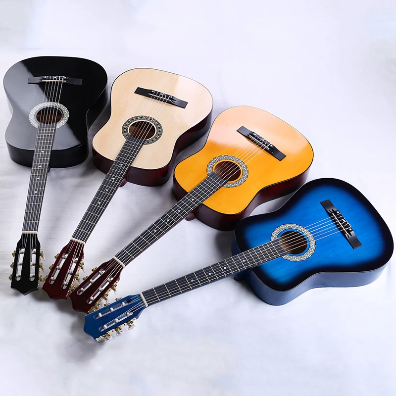 Mr Guitar 38 Классическая гитара 6 струн 4 цвета гитарные аксессуары с струнами сумка