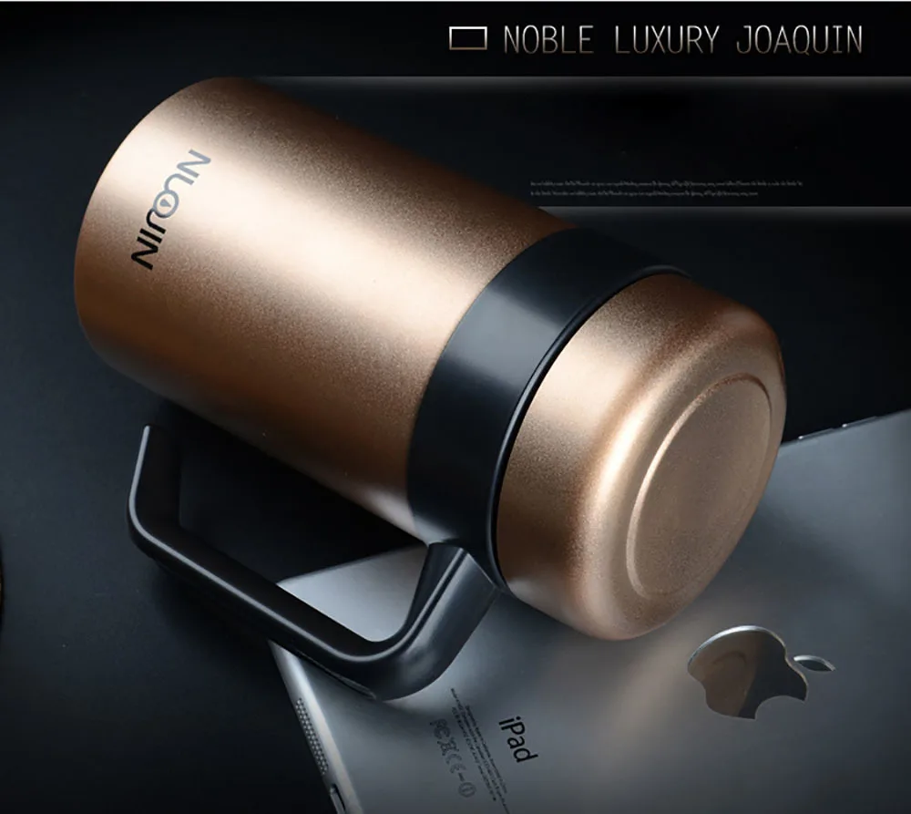 Термокружка Из Нержавеющей Стали с крышкой, термос-бутылка для воды, Офисная кружка для молока, Термокружка для кофе