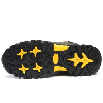 

New Men Winter Snow Boots Warm Super Men High Quality Waterproof Leather Sneakers Outdoor Male Hiking Boots Work Shoes 39-47