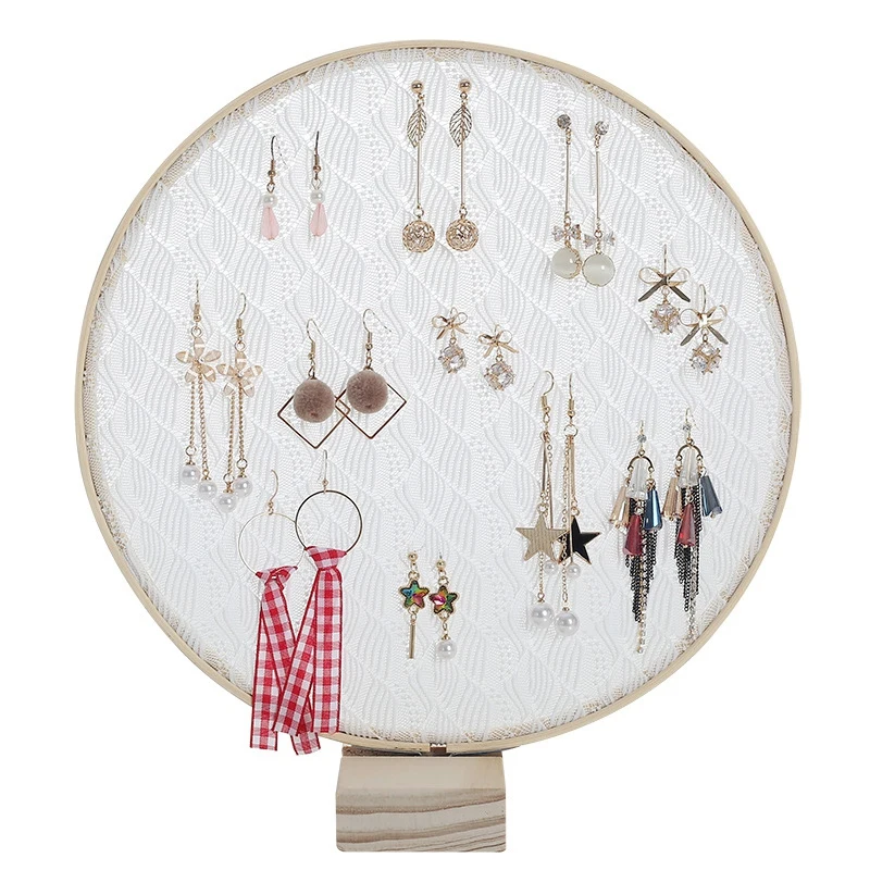 Кружевные креативные серьги Женские Ювелирные изделия рамка для хранения