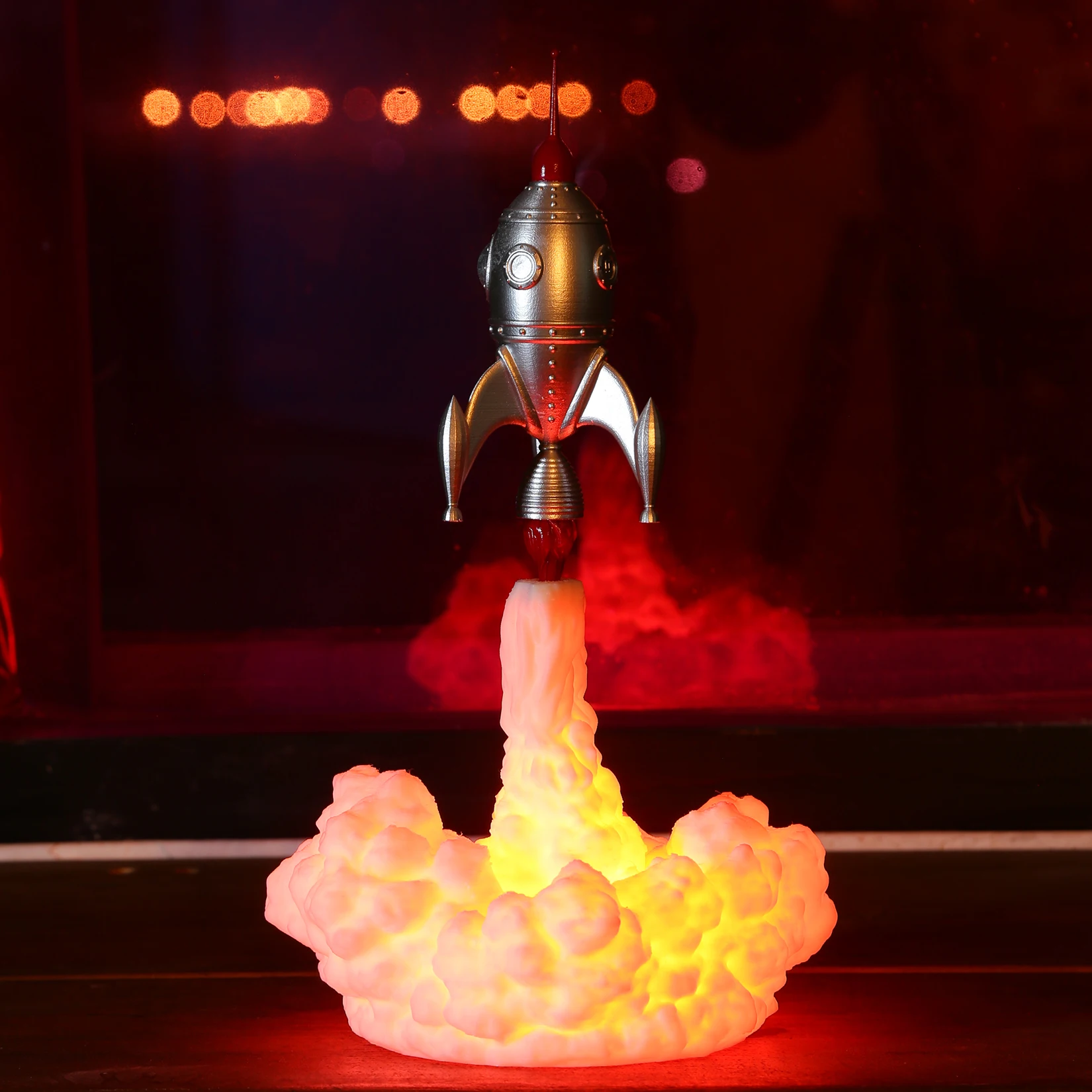 3D-печать Космический Шаттл лампа Ночной светильник USB настольная для любителей