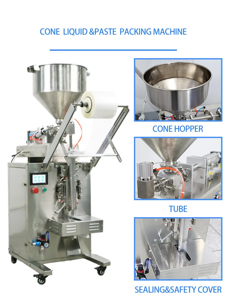 Многофункциональные жидкие вязкие медовые упаковочные машины |