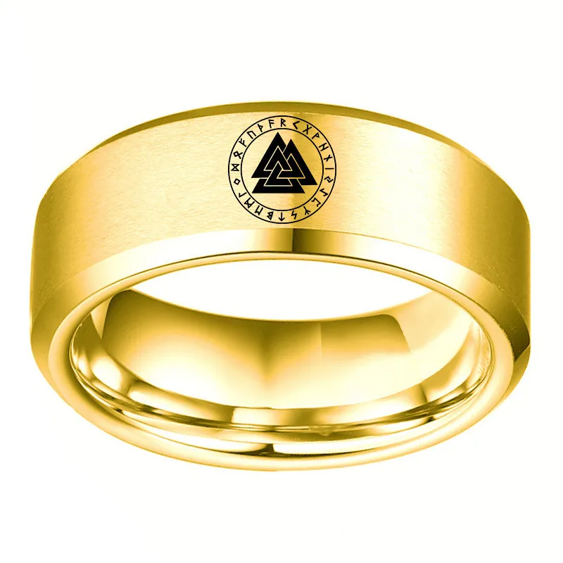 Ностальгия нержавеющая сталь нордическая Valknut символ рунические руны амулет