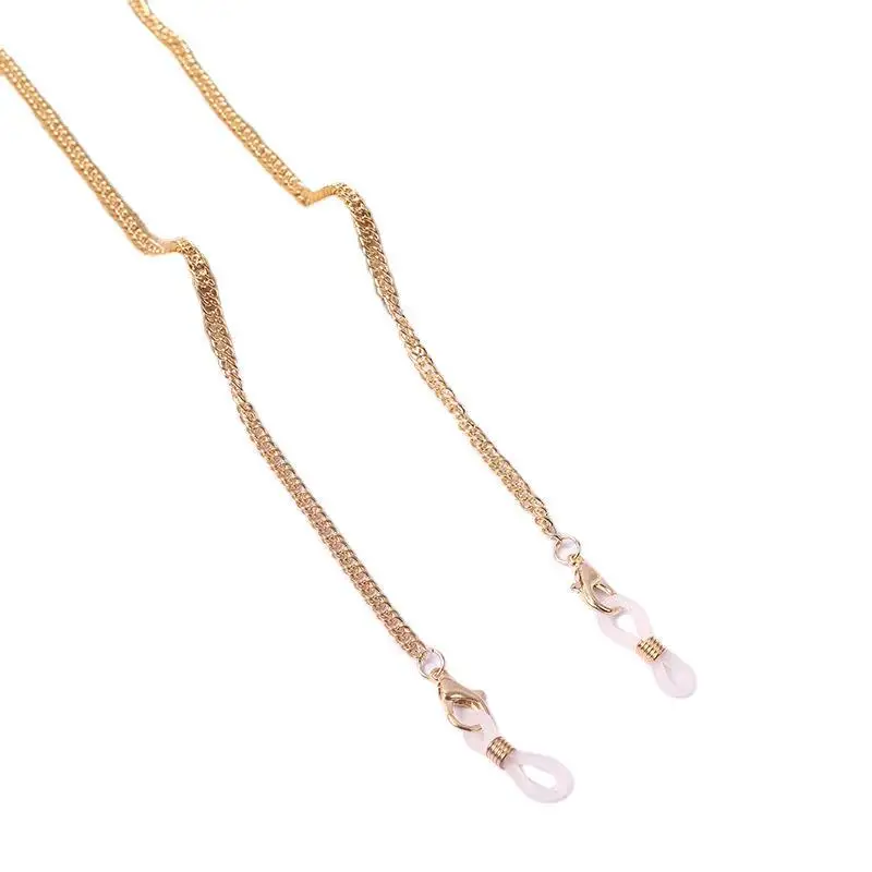 

Multi-element Sunglasses Masking Chains For Women Gold Color Alloy Beads Antislip Eyewears Chains 2021 Accessories Wholesale