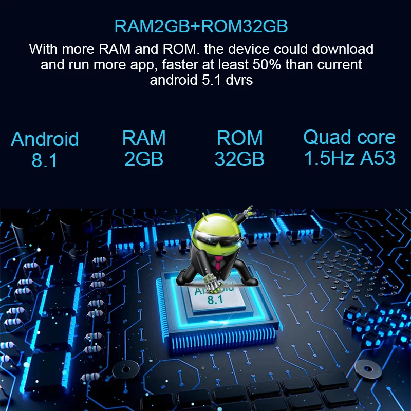 Зеркало видеорегистратор автомобильный 12 дюймов Android 8 1 GPS навигация