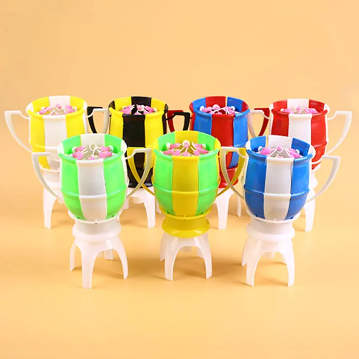 День Рождения Декор футбольный трофей подарок музыкальная свеча автоматический