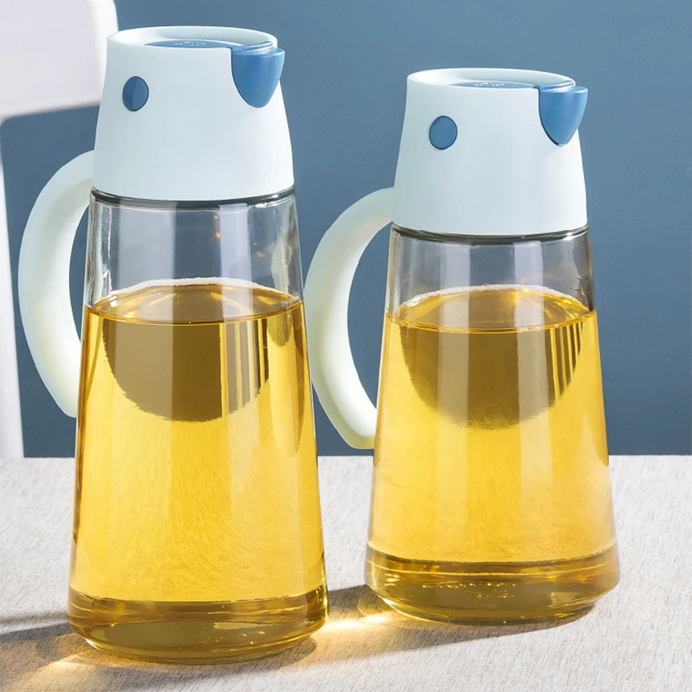 

550ML Leakproof Oil Tank Glass Jug Gravy Boats Vinegar Pot Soy Sauce Oil Bottle Sesame Oil Pot Vinegar Bottles Kitchen Tools