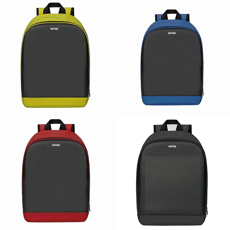 

KWQ DIY LED Dynamic Display Sn Luminous Backpack Wireless Wifi