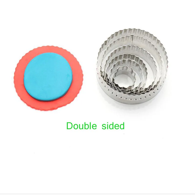 6 шт. круглая форма для изготовления печенья из нержавеющей стали|Формочка