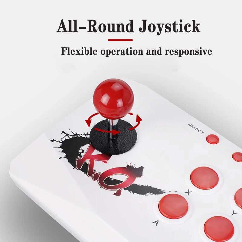 

2.4G Draadloze -compatible Dual Gamepad Joystrick Game Player, 16bit Arcade Video Game Console Build-in 2000 Games Console