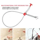 Гибкий инструмент для чистки труб, 60-250 см