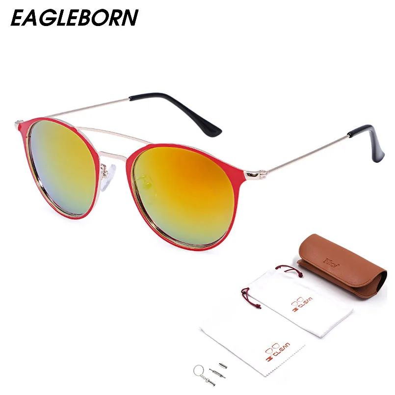 

Brand Design Sunglasses Women Polarized Mirror Hollow Frame UV Traveling Sun Glasses BYXGLS26