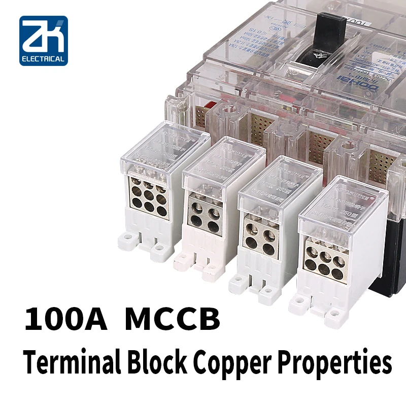 MCCB 100A Литой чехол выключатель терминал FJ6G 100 2/3/4/6/8/9/12 Out|Терминалы| |