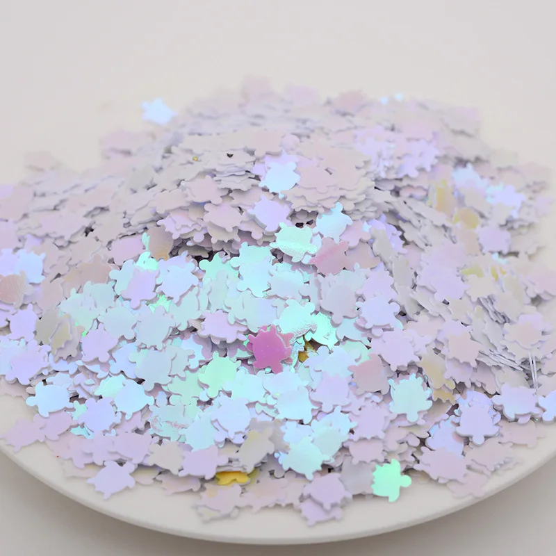 8 мм Цветные морская черепаха блестки DIY слайм материал блесток блестками Lentejuelas