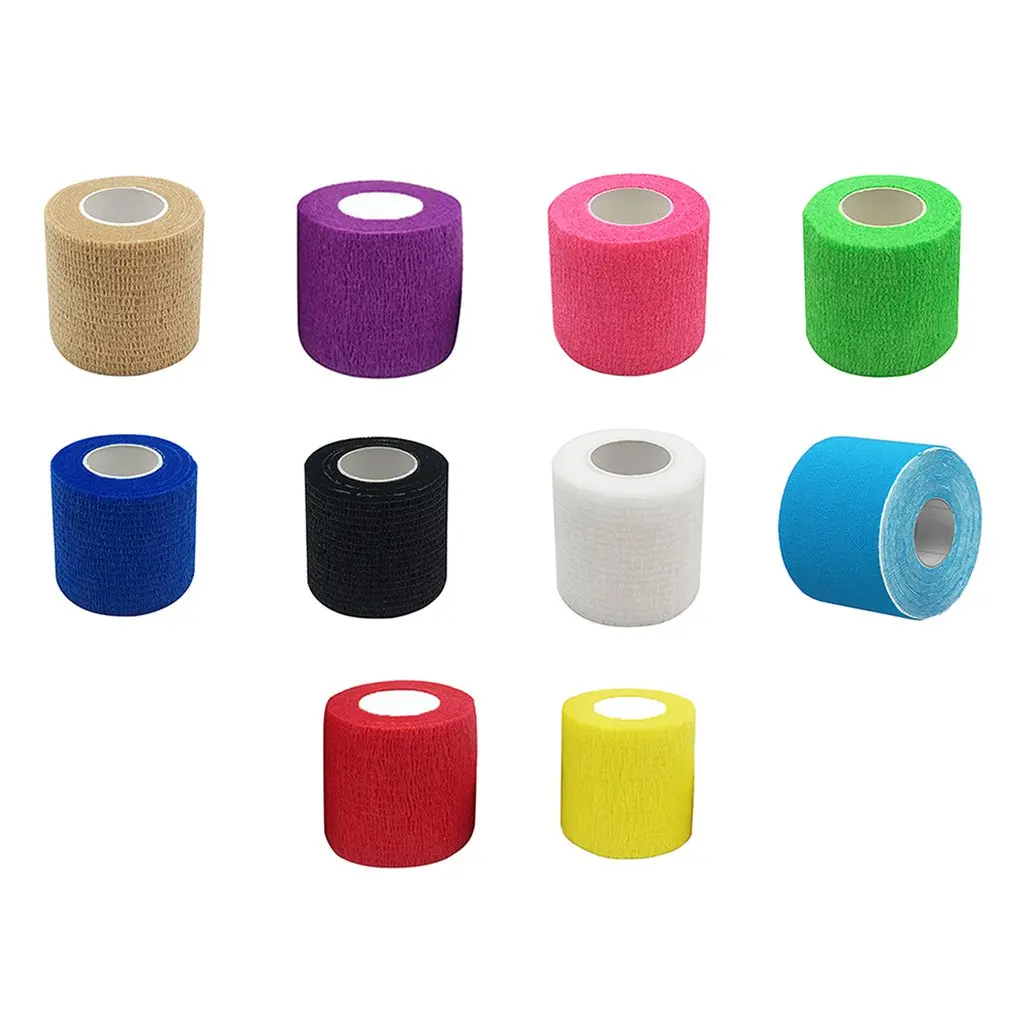 

Color Self-adhesive Breathable Extension Convenient Pressure Fixed Pet Printing Camouflage Sports Fixed Bandage