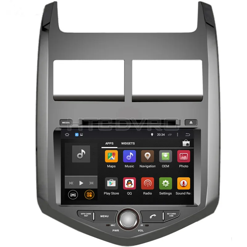 Автомобильный DVD плеер ymodbht 8 дюймов 4G ядер Android 9 0 7 1 для Chevrolet Aveo 2011 GPS RDS радио аудио