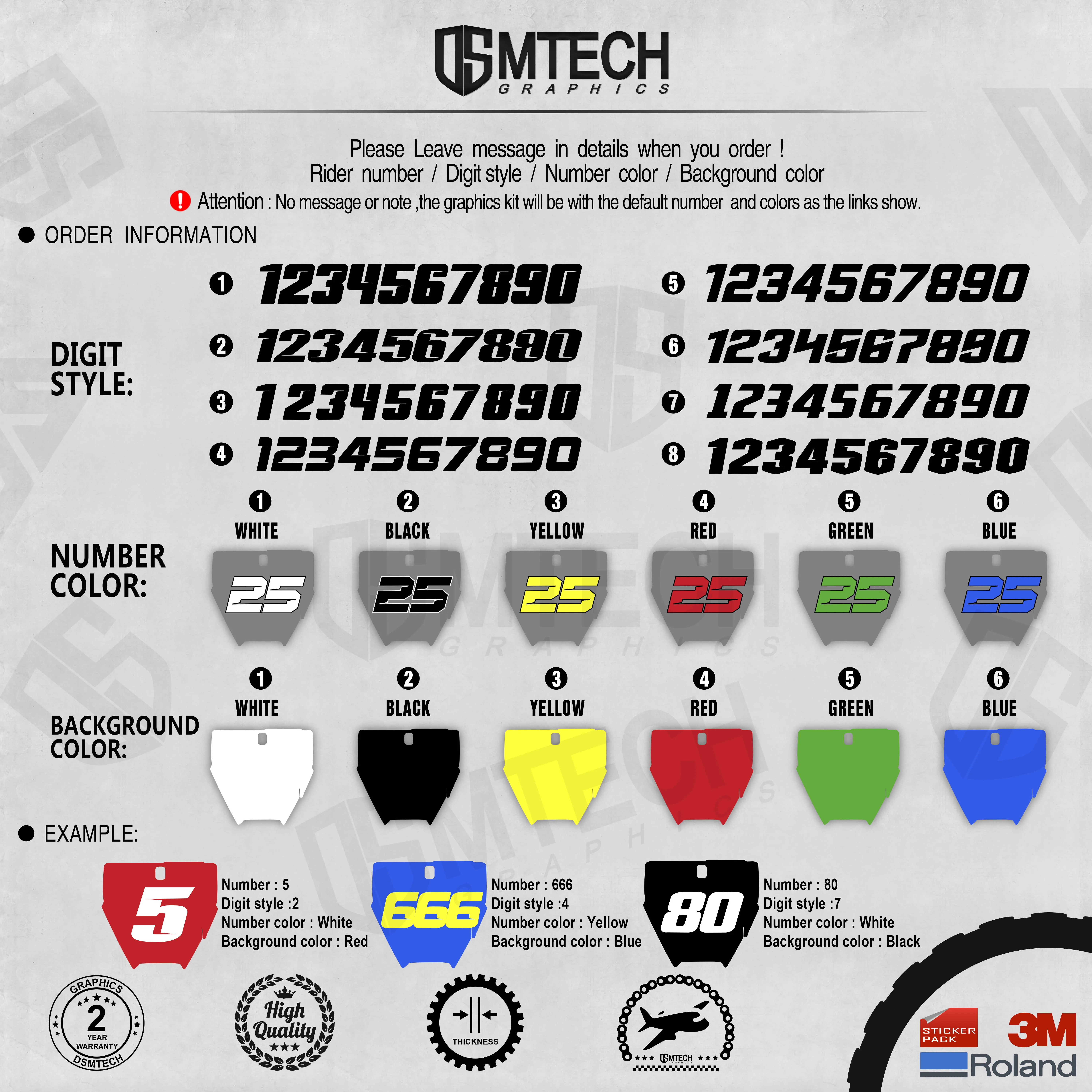 DSMTECH графика команды на заказ Фоны наклейки 3m для TC FC TX FX FS 2016 2018 TE FE 2017 2019