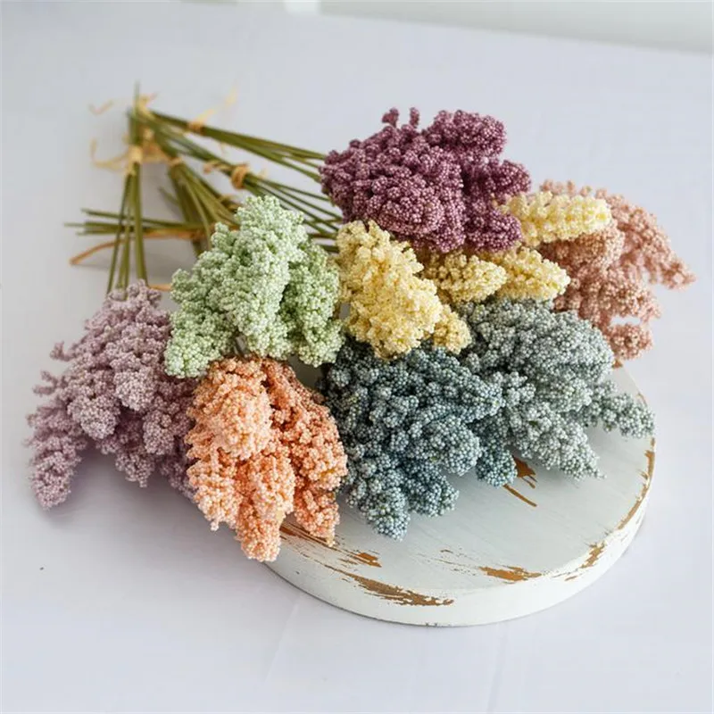 Недорогой искусственный цветок лаванды материал для дома свадьбы оптовая