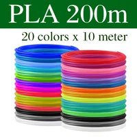 plaabs filament for 3d pen filament 1020 rolls 10m diameter 1 75mm 200m plastic filament for 3d pen 3d printer pen