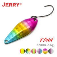 jerry yann ultralight wobbler fishing spoon lures trolling aera trout hard spinning bait 2 6g artificial tackle for bass