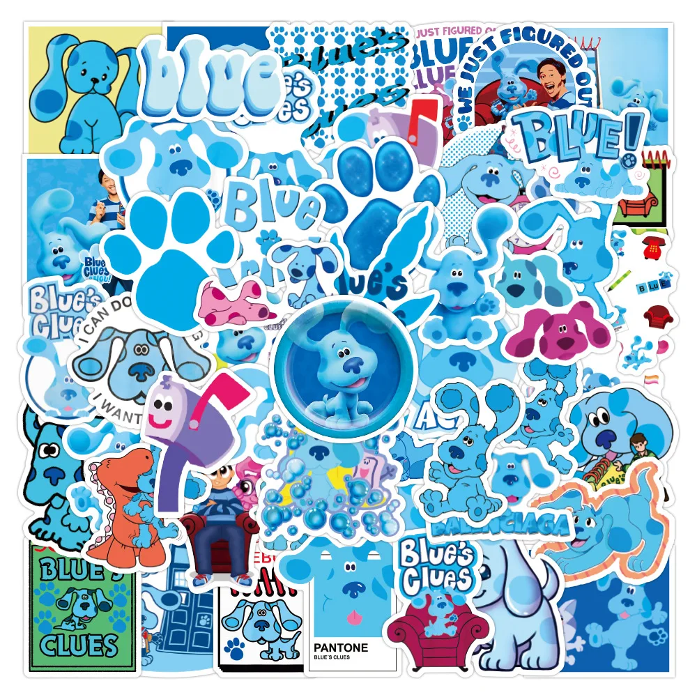 

10/30/50 шт., водонепроницаемые наклейки в виде пятнистых собак