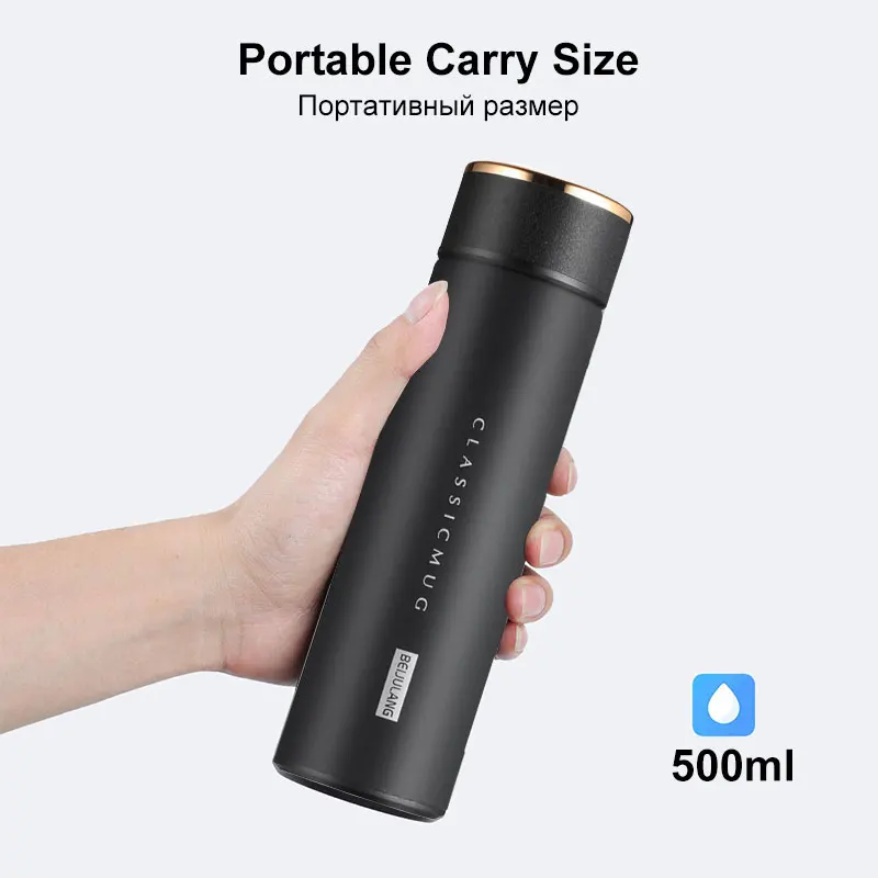 500 мл термос Термосы 304 нержавеющая сталь My Hot Water Bottle дорожная кофейная кружка