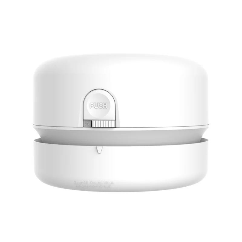 White No Battery Xiaomi Mijia Niusai Настольный набор портативный Настольный пылесос мини Настольный пылесос для школы, класса, школы, офиса - Цвет: White No Battery