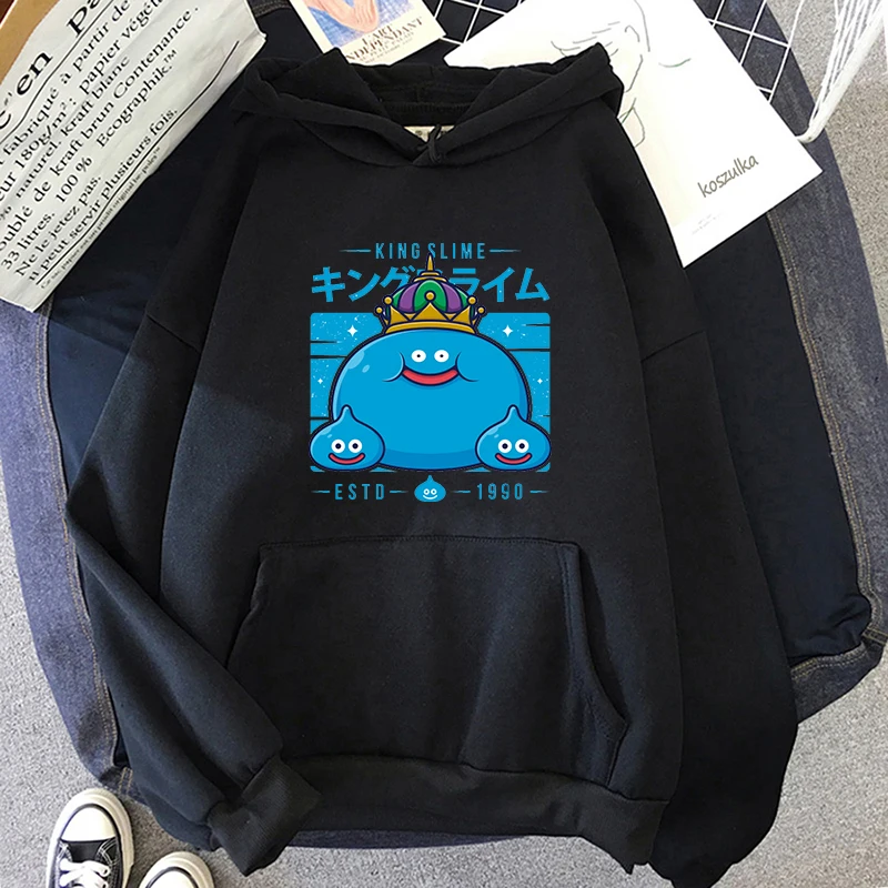 

Anime DRAGON QUEST Hoodie Sweatshirt Unisex Winter Casual Graphic Men Hooded Cool Hip Hop Men's Cartoon Hoody Male Streetwear