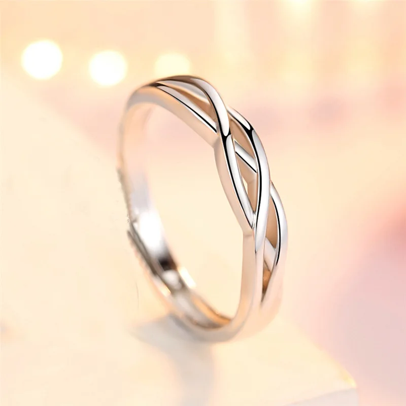 Настоящее серебро 925 пробы обручальные кольца с бриллиантами для женщин|Кольца| |