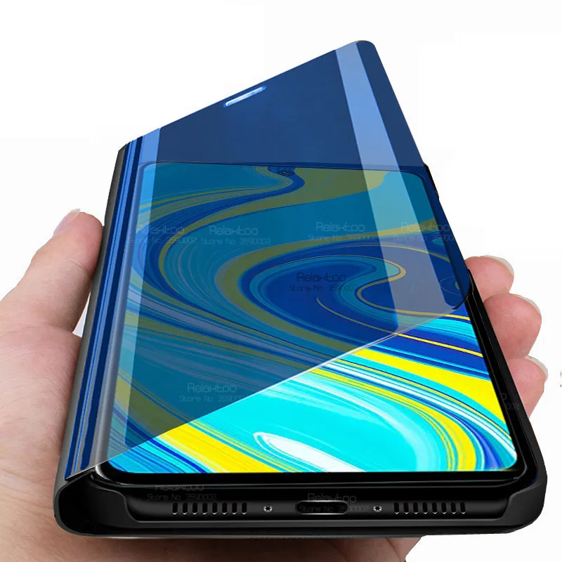 Умный зеркальный флип чехол для xiaomi redmi note 9s 8t 8 9 pro max redmy 7a 8a 7 a note9s note9 s Чехол