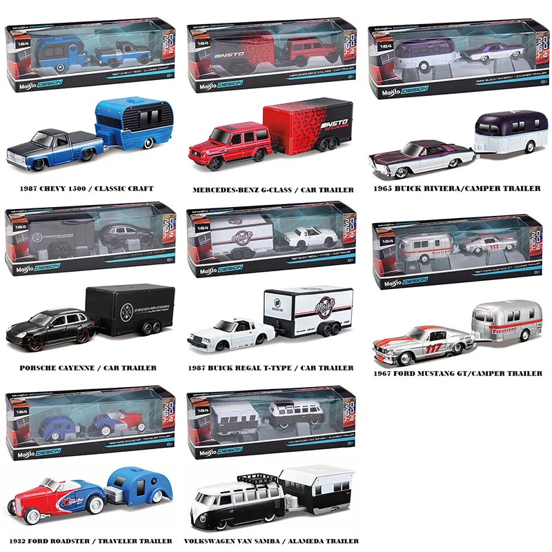 1:64 прицеп АЛАМЕДА модель автомобиля из сплава игрушечный металлический