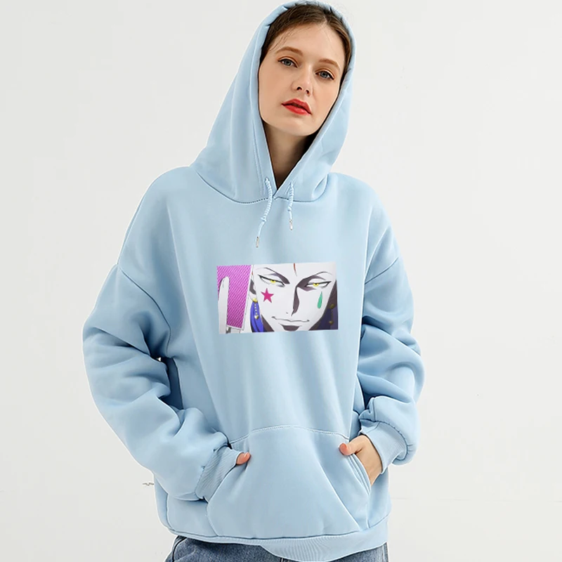 

Grunge Couple Hoodie Fun Anime Japanese Women Hooded Sweatshirt Gothic Punk Harajuku Oversize Hoodie Streetwear Men Thickening