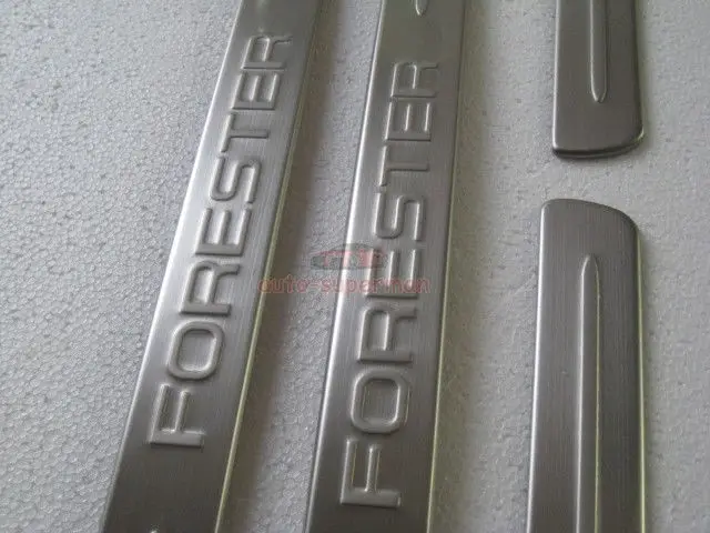 Накладка на порог из нержавеющей стали для subaru Forester 2009 2010 2011 2012