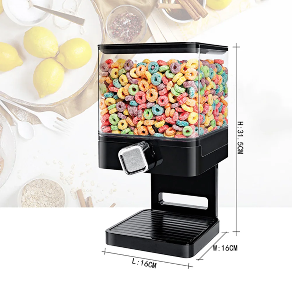

Grain Distributor Food Sealed Tank Grocery Storage Tank Kitchen Dry Fruit Tank Snack Tank Receiving Tank Square Single Cup
