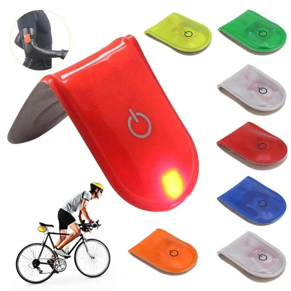 

Outdoor Sports Portable Night Running Light Jogging Multifunction LED Safety Alarm Warning Clip Magnet Light Bicycle Lapel Lamp