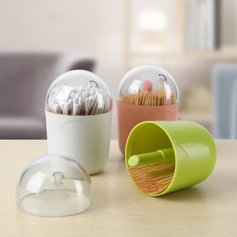 Реативная зубочистка ватный тампон коробка портативная для хранения зубочисток