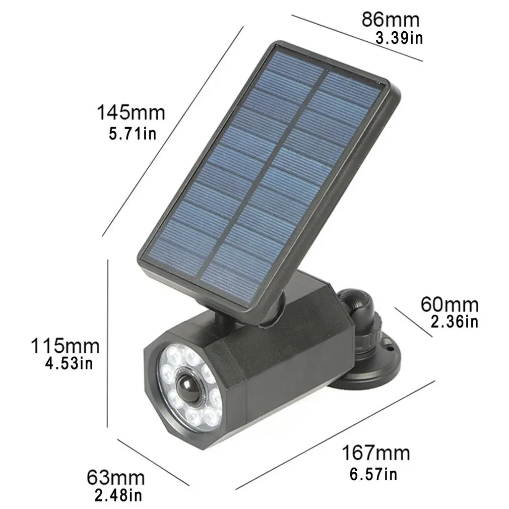

Solar Simulation Camera Dummy Dome Top CCTV Camera Flashing LED Outdoor Indoor Simulation Security Camera