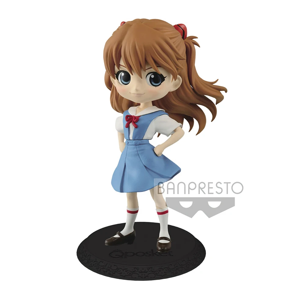 Asuka Tronzo Presale BANPRESTO Q POSKET EVA Ikari Shinji Ayanami Rei Asuka Nagisa Kaworu ПВХ фигурка модель куклы игрушки - Цвет: Asuka