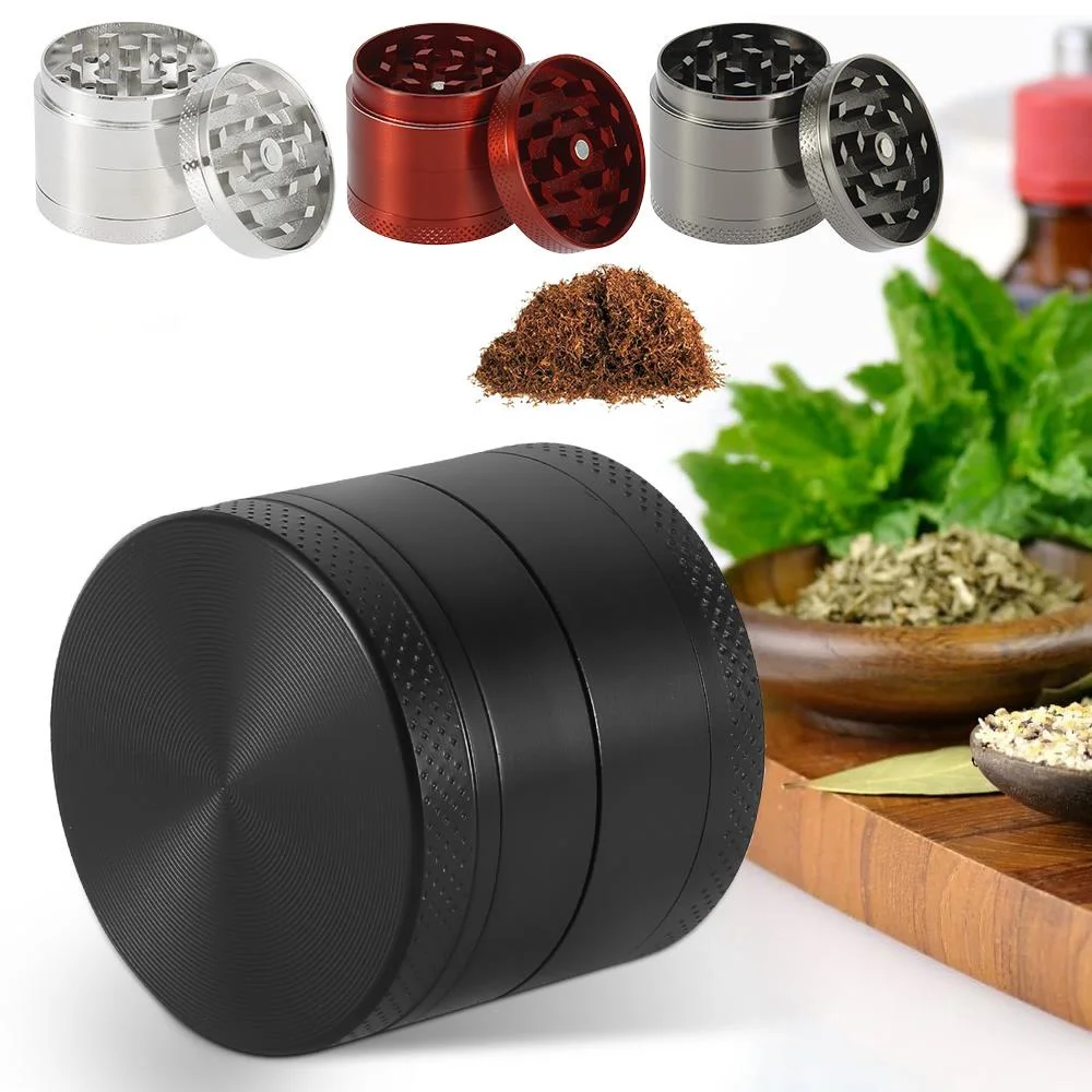 

Handmade Tobacco Weed Grinder Muller Mills Pollinator Zinc Alloy 4-Layer Spice Crusher Grass Herb Grinder Smoking Accessories