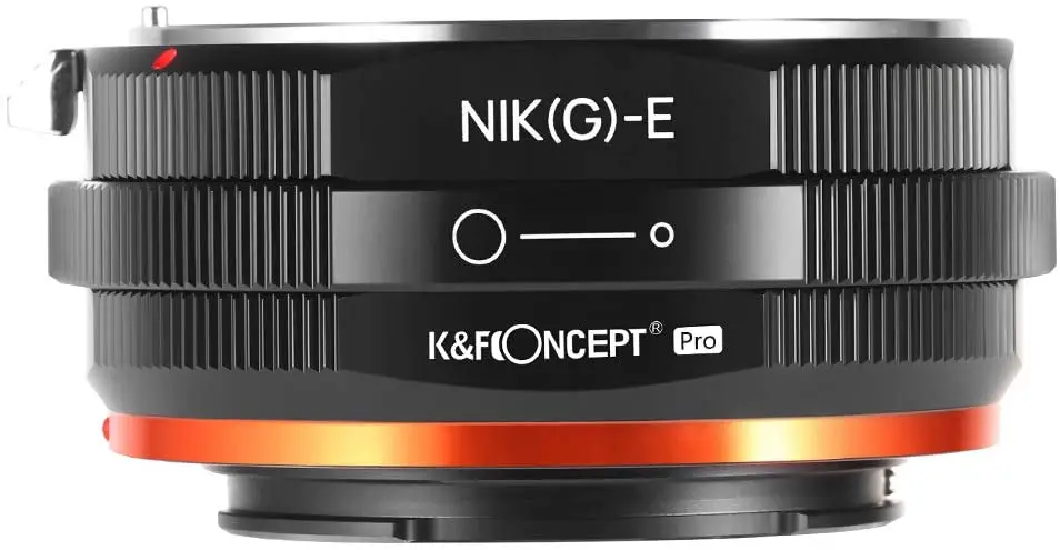 Адаптер для крепления объектива K & F Concept Nikon G Mount F/AI/G Lens to Sony E Mount/NEX Camera адаптер