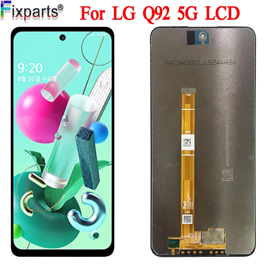 

100% Tested 6.67" For LG Q92 LCD Display Touch Screen Digitizer Assembly Replacement For LG Q92 5G LCD