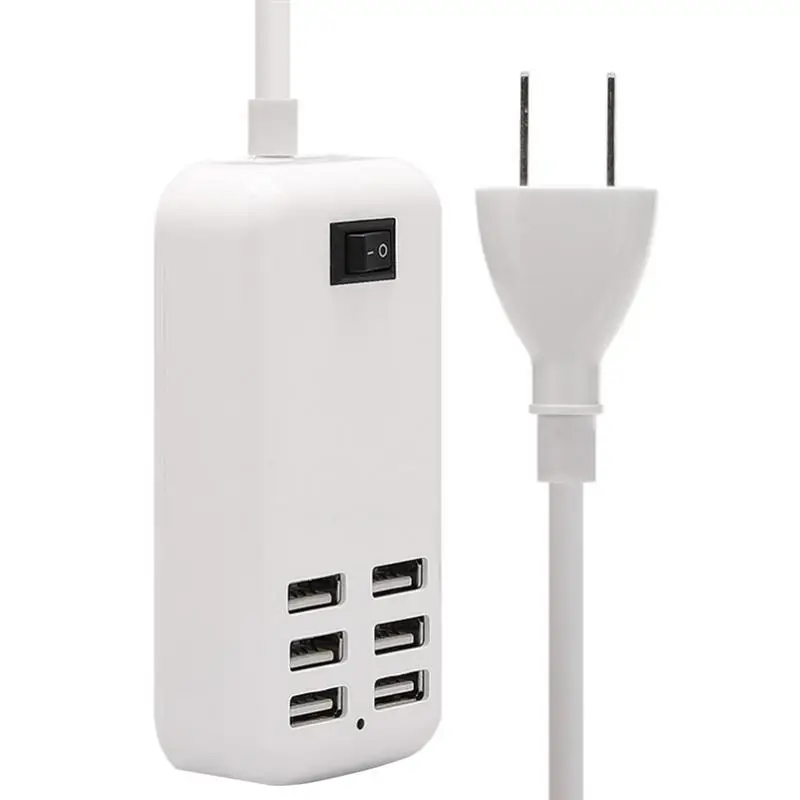 

Сетевой удлинитель с 6 USB-портами, 5 В, 3 А