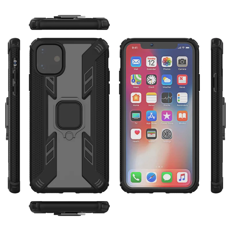 Абсолютно Новый защитный крутой дизайн Жесткий Мягкий чехол для iPhone 11 11Pro 11ProMax X Xs