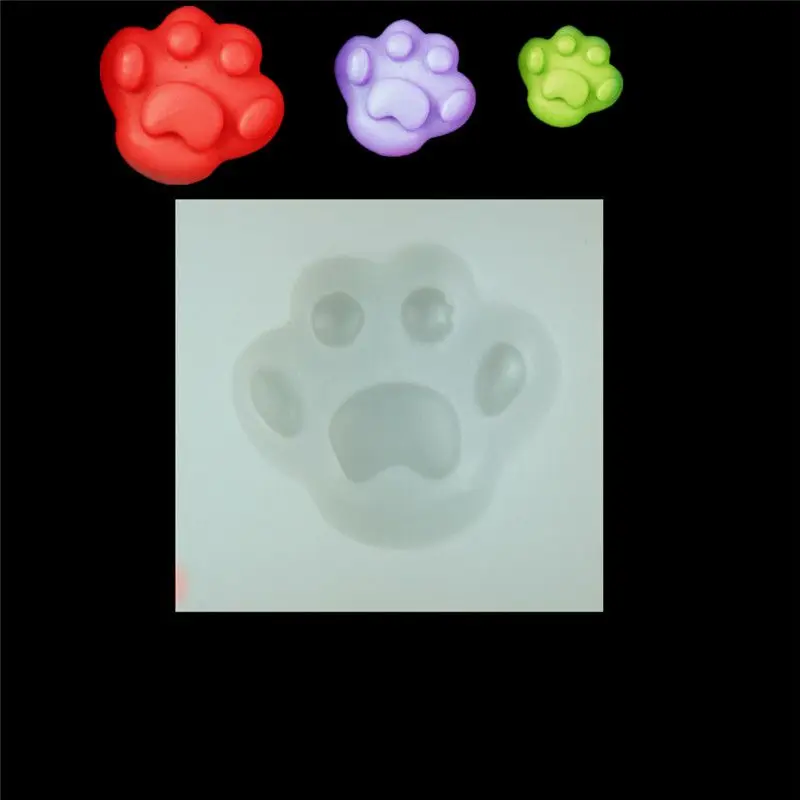 Силиконовая форма для самостоятельного изготовления силиконовая собачьей лапы