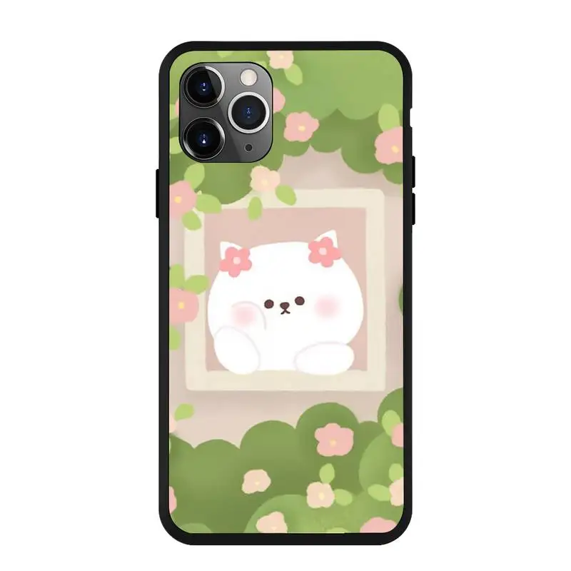 

Cartoon Cute Rabbit Kawaii Phone Case For Iphone 6 6s 7 8plus X Xr 11 12 Mini Pro Max Nax Fundas Cover