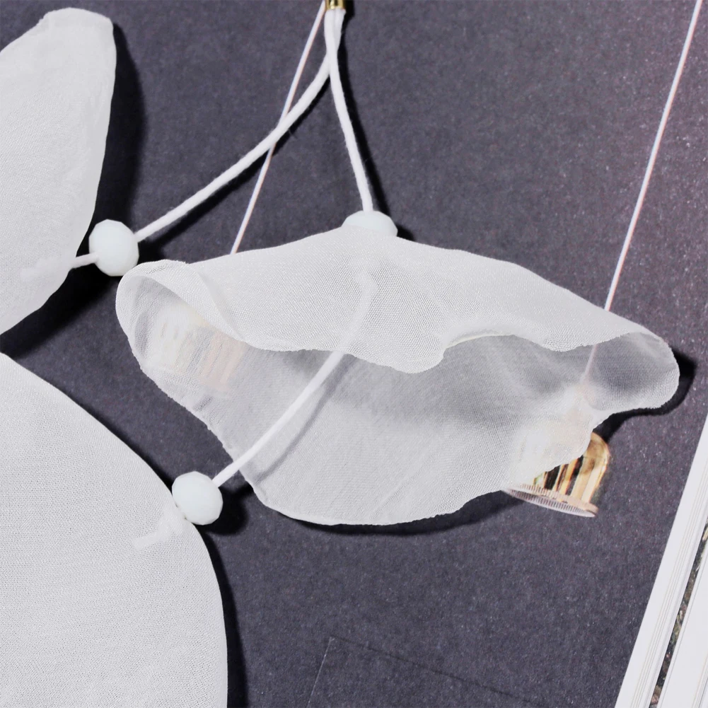 

New Fashion Handmade Flower Dangle Drop Korean Earrings For Women White Long Geometric Flower Earrings 2021 Wedding Jewelry Red