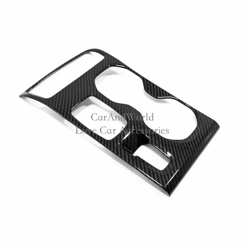 Консоль из углеродного волокна рычаг переключения передач держатель стакана для